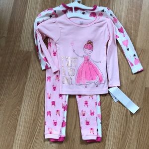 NWT Carter’s Princess Pajamas